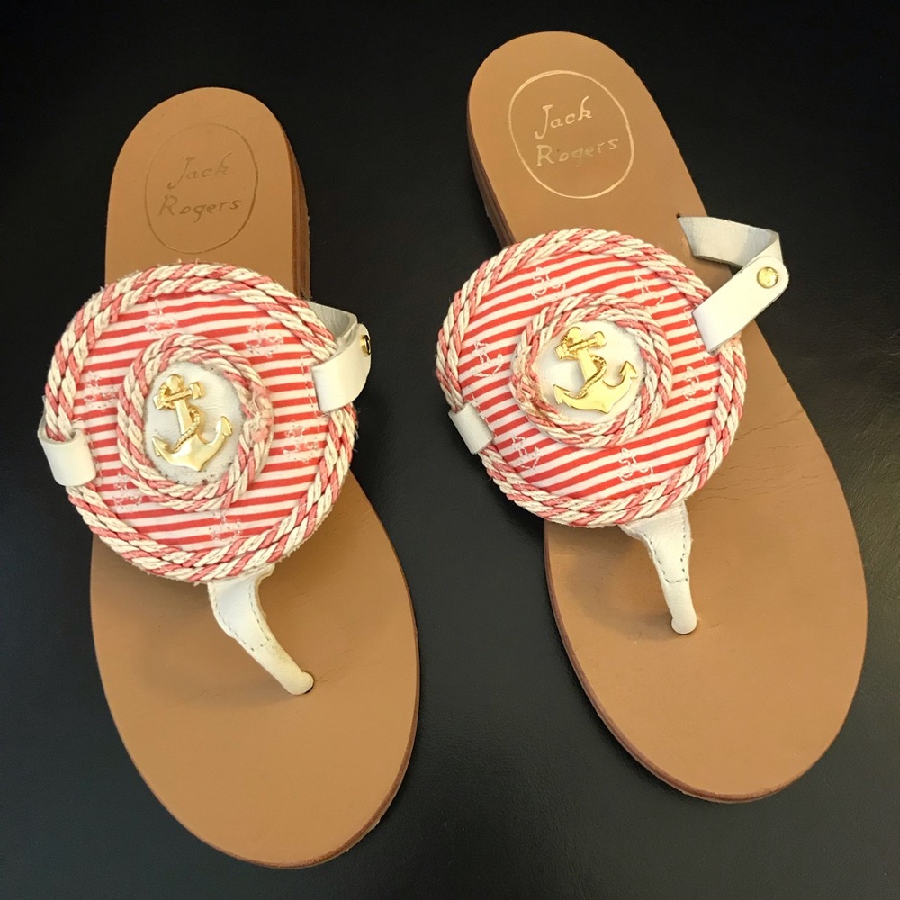 Jack Rogers anchor sandals